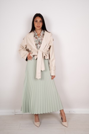 ines Ines in eco-leather with enclosure Ines Ines in eco-leather with enclosa jacket Ines in eco-leather with belt