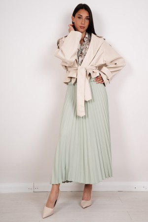 ines Ines in eco-leather with enclosure Ines Ines in eco-leather with enclosa jacket Ines in eco-leather with belt