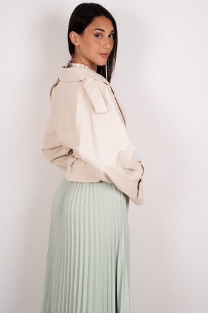 ines Ines in eco-leather with enclosure Ines Ines in eco-leather with enclosa jacket Ines in eco-leather with belt