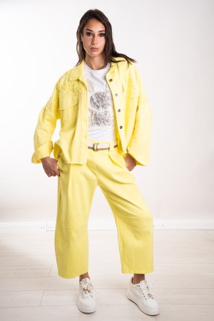 chaqueta de Venecia en Denim con bordado Venecia Chaqueta en Denim con chaqueta de bordado Venecia en Denim con bordado