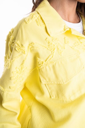 chaqueta de Venecia en Denim con bordado Venecia Chaqueta en Denim con chaqueta de bordado Venecia en Denim con bordado