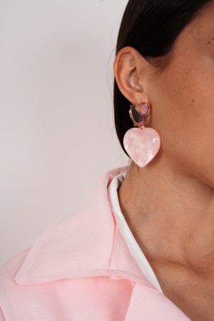 Boucle d'oreille cardio-coeur Boucle d'oreille cardiaque