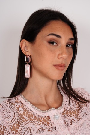 Orecchino Lisa con pendente Orecchino Lisa con pendente Orecchino Lisa con pendente