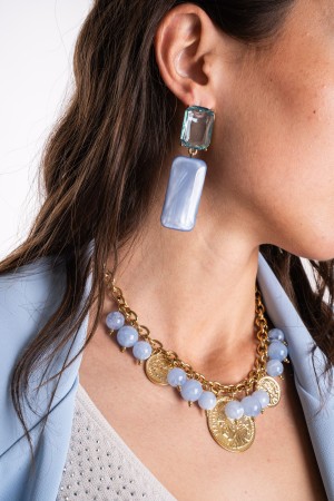 Lisa earring with pendant Lisa earring with pendant Lisa earring with pendant