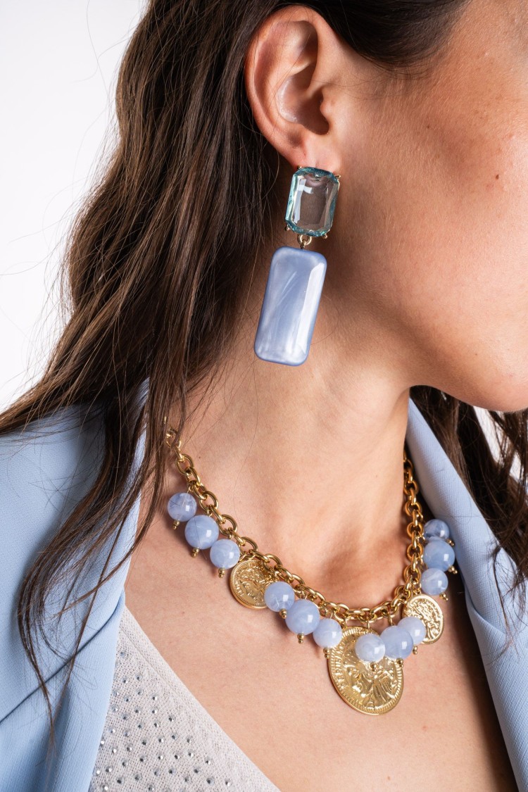 Lisa earring with pendant Lisa earring with pendant Lisa earring with pendant