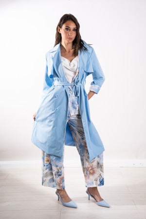 trench Caterina Basic Double Treen Caterina Basic Double Tranchée de la poitrine Caterina Basic Double Coffre