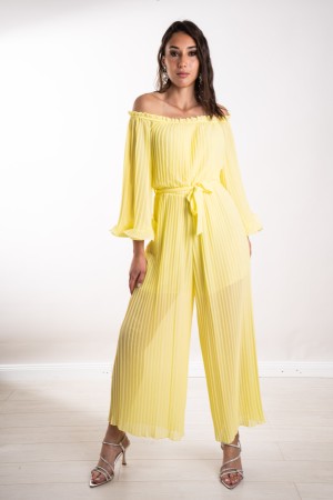 traje plisado de Ginebra con ruches plised ginebra tuta con ruches plised ginebra traje con ruches