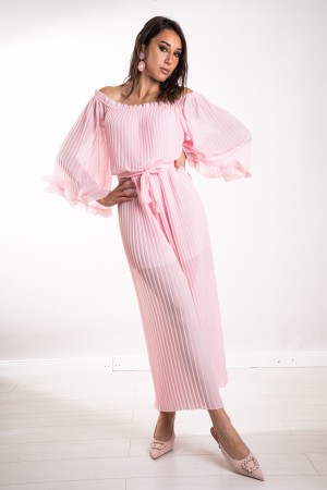 pleated Geneva Suit with Ruches Pleated Geneva Tuta with Ruches Pleated Geneva Suit With Ruches