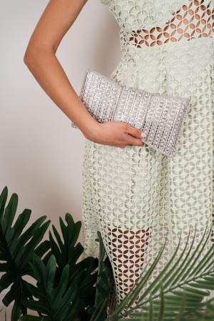 Sac de charme à main avec sac à main en strass avec sac à main à la main en strass avec strass