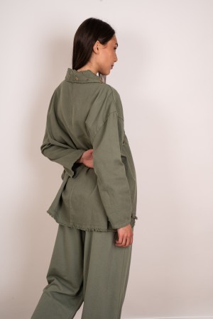 tiziana Denim-Shirt mit Strasssteinen 