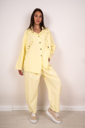 tiziana Denim-Shirt mit Strasssteinen 