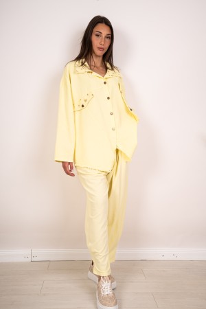 tiziana Denim-Shirt mit Strasssteinen 