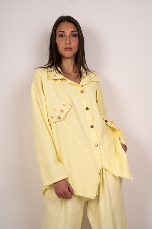 tiziana Denim-Shirt mit Strasssteinen 