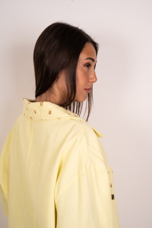 tiziana denim shirt with rhinestones 