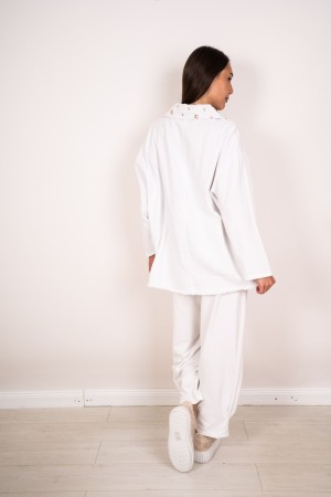 tiziana Denim-Shirt mit Strasssteinen 