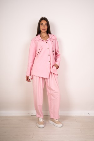 tiziana Denim-Shirt mit Strasssteinen 