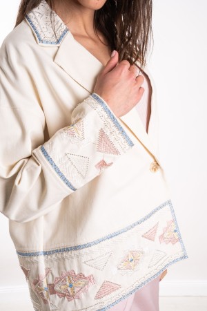 carlotta jacket with embroidery and beads Carlotta jacket with embroidery and beads Carlotta jacket with embroidery and beads