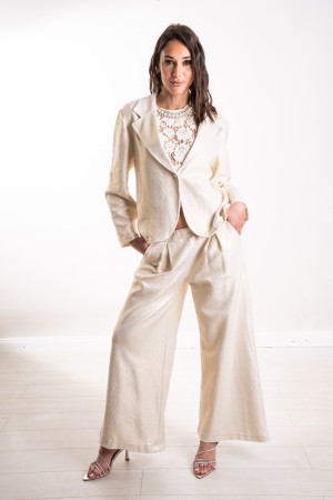 gold ribbed Madrid jacket with lace Madrid jacket with ribbed gold with lace Madrid jacket with ribbed gold with lace