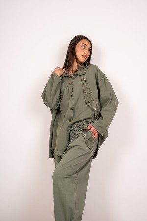 titian trousers in suit with rhinestone Tiziana trousers in suit with rhinestone Tiziana trousers in suit with rhinestones