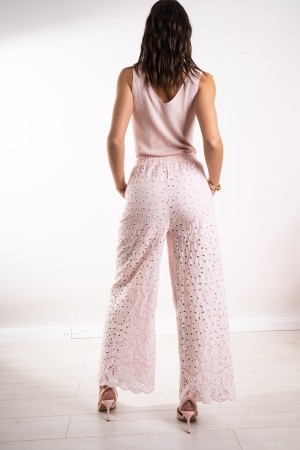 pantalon chic en dentelle San Cock Chic Pantalons en dentelle San Cock Chic Pantalons à lacets San Gallo