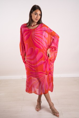 wendy dress in silk fantasy dress Wendy dress in silk silk fantasy dress wendy caftan in silk fantasy
