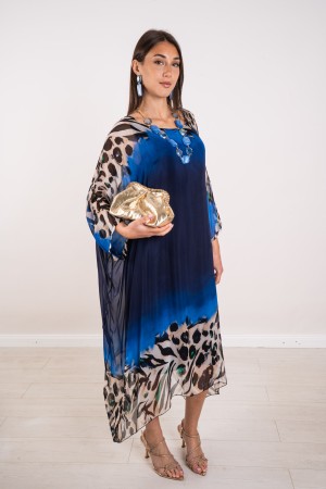 vestido de seda de Yara Fantasy Animalier 