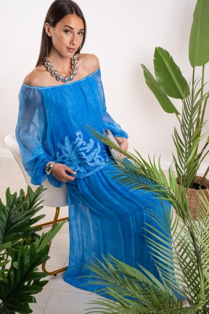 abito monica in seta con ricami e paillettes  abito monica in seta con ricami e paillettes  abito monica in seta con ricami e...