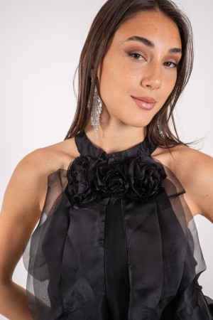 robe à l'aube avec des fleurs et des vagues Robe à l'aube avec des fleurs et des vagues Robe Dawn avec fleurs et vagues