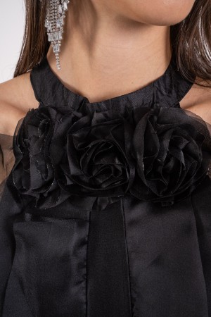 dawn Kleid mit Blumen und Wellen Dawn Kleid mit Blume und Wellen Dämmerei Kleid mit Blume und Wellen