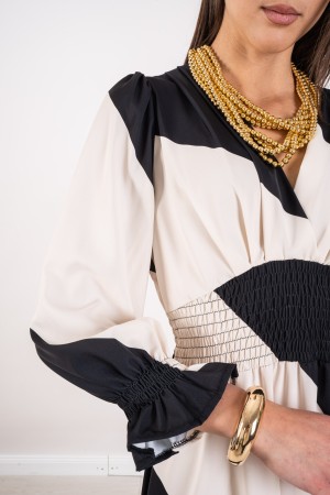 vestido Morena Vestido de cintura elástica de la fantasía Morena Fantasía Vestido de cintura elástica Morena Fantasía Cintura El