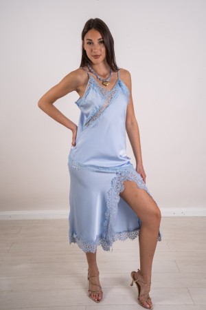satin agate tank top with lace insert Acata tank top with lace insert AGATA tank top with insert in ...