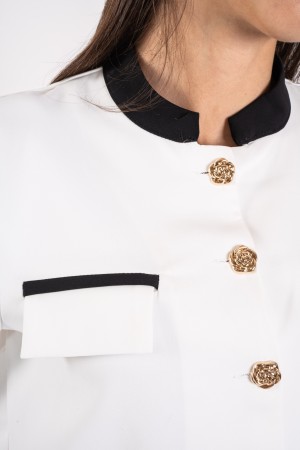 coordinated Croatia Rose and Trouser Shirt with Croatia Coordinated Chain Shirt with Rose Button and Panta ...