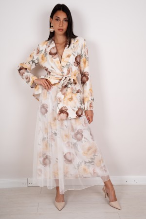 coordinato trieste blazer e gonna in tulle  coordinato trieste blazer e gonna in tulle  coordinato trieste blazer e gonna in ...
