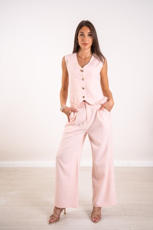 coordinada Versalles Chaleco con encaje y pantalones coordinados Versalles Chaleco con encaje y pantalones coordinados Versalles