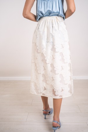 cairo embroidered skirt with embroidered Cairo skirt with bow Cairo embroidered with bow