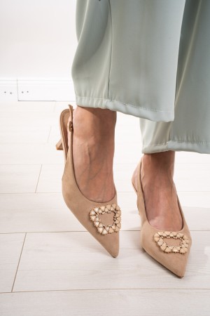 Décolleté Violet with décolleté heel Violet with décolleté heel Violet with heel