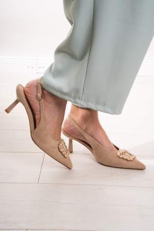 Décolleté Violet with décolleté heel Violet with décolleté heel Violet with heel