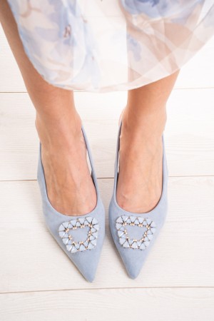 Décolleté violet avec décolleté Heel Violet avec décolleté Heel Violet avec talon