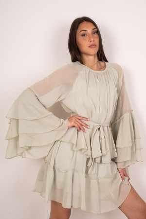 robe Mia avec volant et sangle ma robe avec volant et sangle ma robe avec volants et sangle