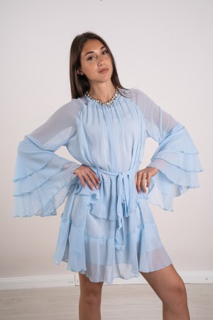 mIA-Kleid mit Rüschen und Strap My Kleid mit Rüschen und Strap My Kleid mit Rüschen und Riemen