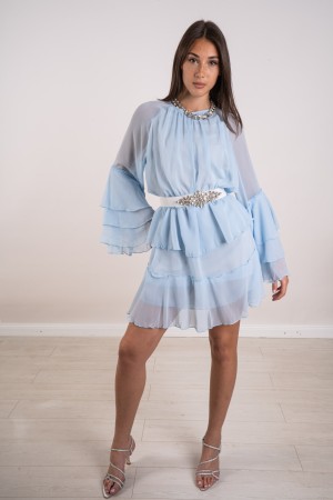 mIA-Kleid mit Rüschen und Strap My Kleid mit Rüschen und Strap My Kleid mit Rüschen und Riemen