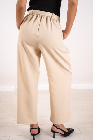 veste et pantalon coordonné Oxford Curvy avec manches en dentelle 