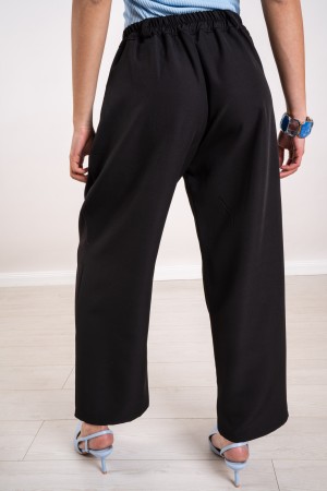 coordinato oxford curvy giacca e pantalone con maniche in pizzo  coordinato oxford curvy giacca e pantalone con maniche in pi...