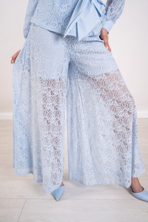 chemise de Sidney coordonnée et pantalons en dentelle avec chemise de perles coordonnée Sidney et pantalon de dentelle avec perl