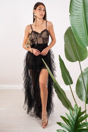 catherine Robe en dentelle et tulle Catherine Robe en dentelle et tulle Catherine Robe en dentelle et tulle