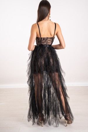 catherine Robe en dentelle et tulle Catherine Robe en dentelle et tulle Catherine Robe en dentelle et tulle