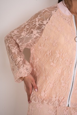 coordinato gaia bomber e pantalone in pizzo  coordinato gaia bomber e pantalone in pizzo  coordinato gaia bomber e pantalone ...