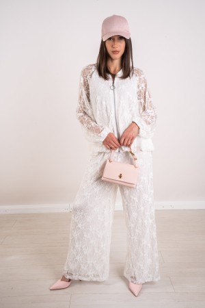 coordinated Gaia Bomber and Lace Pants Coordinated Gaia Bomber and Lace Trousers Coordinated Gaia Bomber and Trousers ...