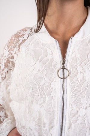 coordinato gaia bomber e pantalone in pizzo  coordinato gaia bomber e pantalone in pizzo  coordinato gaia bomber e pantalone ...