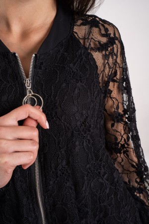 coordinato gaia bomber e pantalone in pizzo  coordinato gaia bomber e pantalone in pizzo  coordinato gaia bomber e pantalone ...